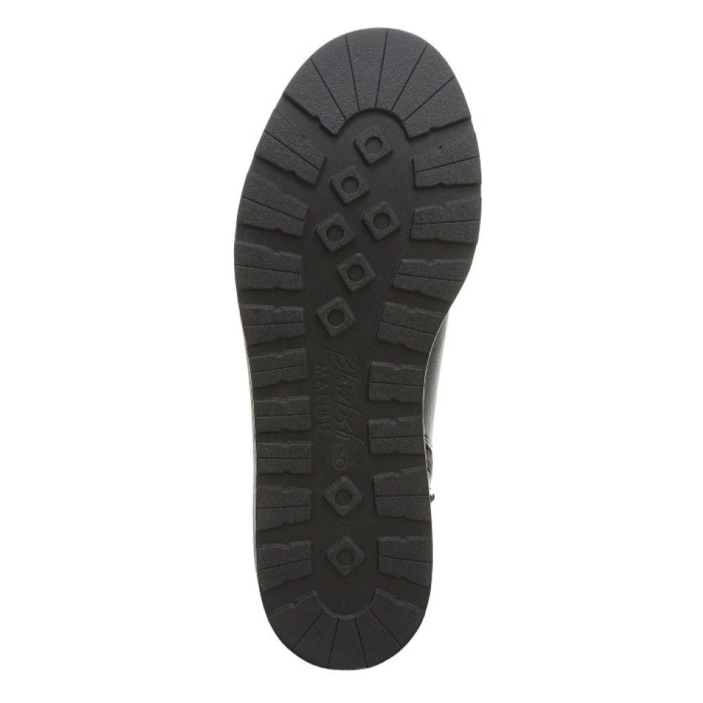 Blowfish Malibu Kali Cozy Women's Vegan Chelsea Side Zip Wedge Ankle Boot Black