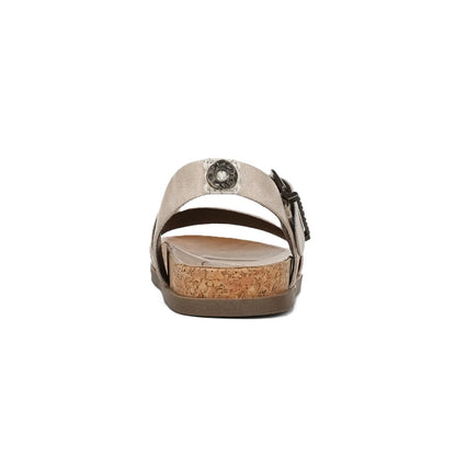 Blowfish Malibu Lance Women's Vegan Open Toe Side Buckle Sandal Cloud Beige