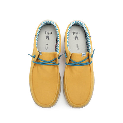 Walk In Pitas Ledro Men's Lightweight Wally Slip On Shoe Mostaza