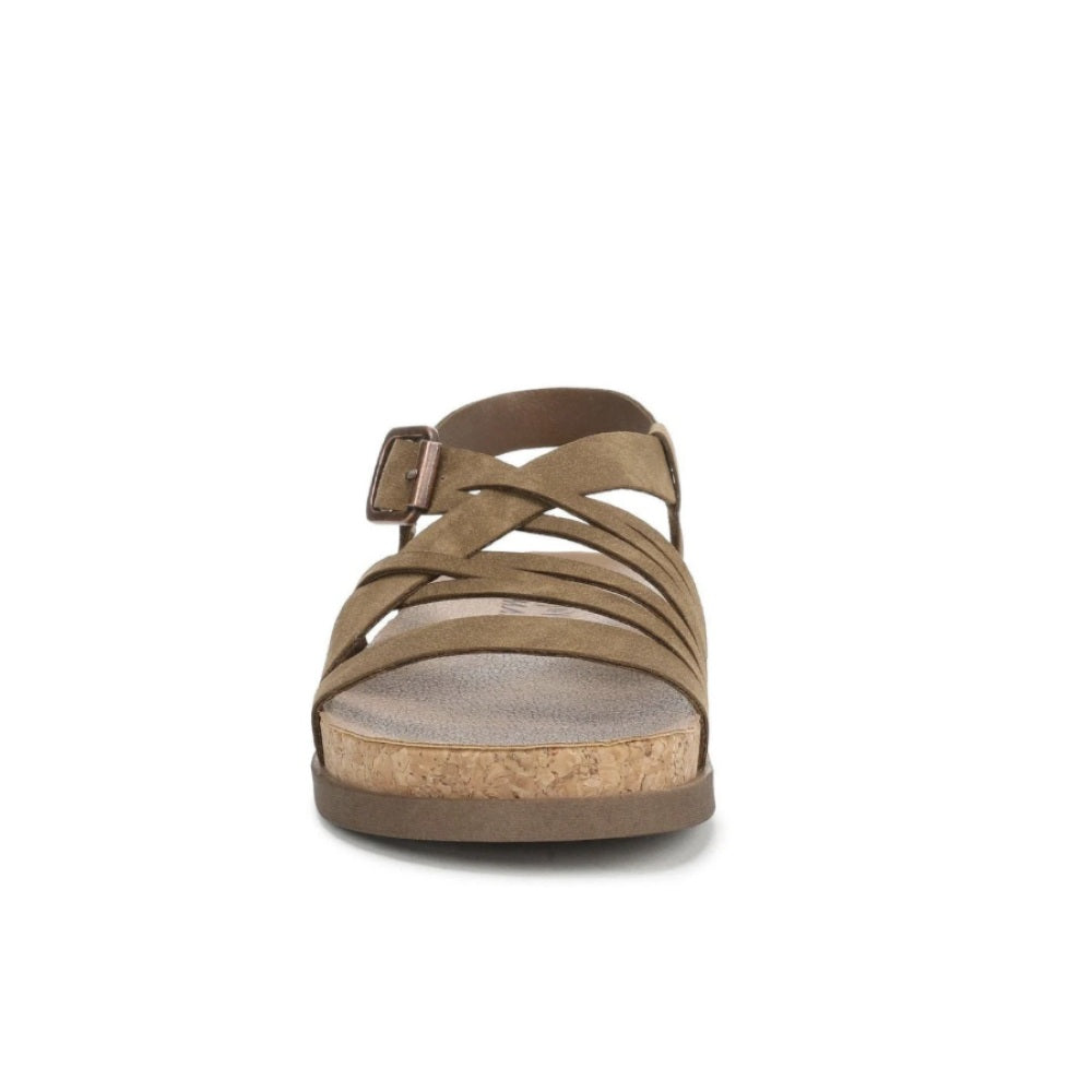 Blowfish Malibu Light Up Women's Buckle Strappy Flatform Vegan Sandal Dark Sand