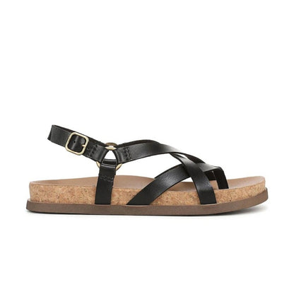 Blowfish Malibu Luster 2 Women's Buckle Strap Crisscross Vegan Sandal Black