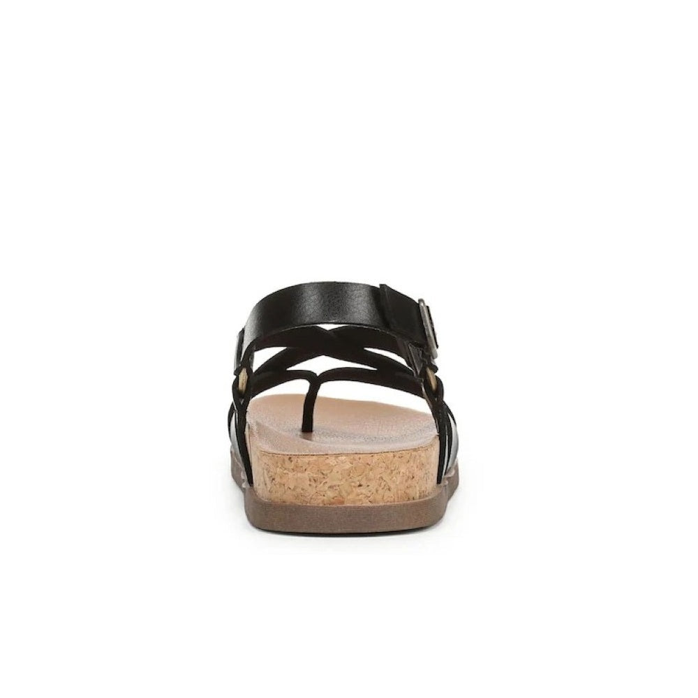 Blowfish Malibu Luster 2 Women's Buckle Strap Crisscross Vegan Sandal Black