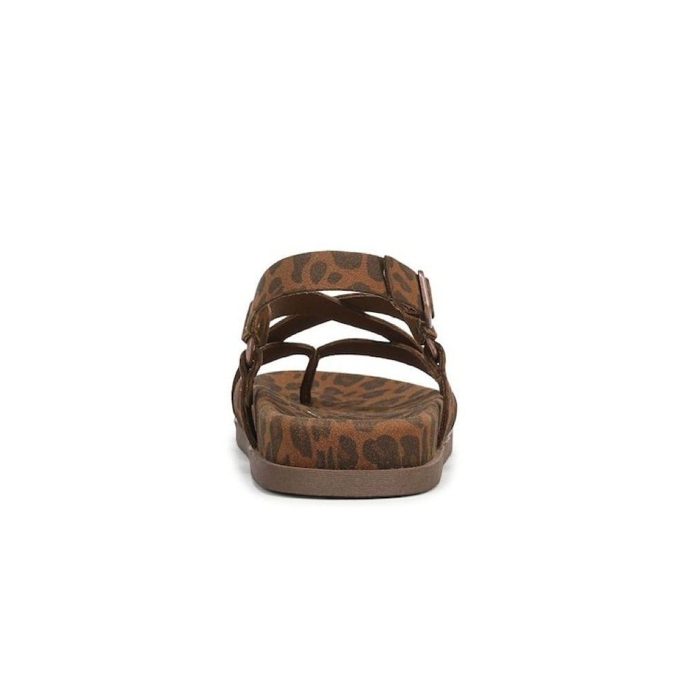 Blowfish Malibu Luster 2 Women's Buckle Strap Crisscross Vegan Sandal Leopard