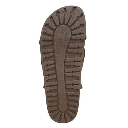 Blowfish Malibu Luster 2 Women's Buckle Strap Crisscross Vegan Sandal Leopard