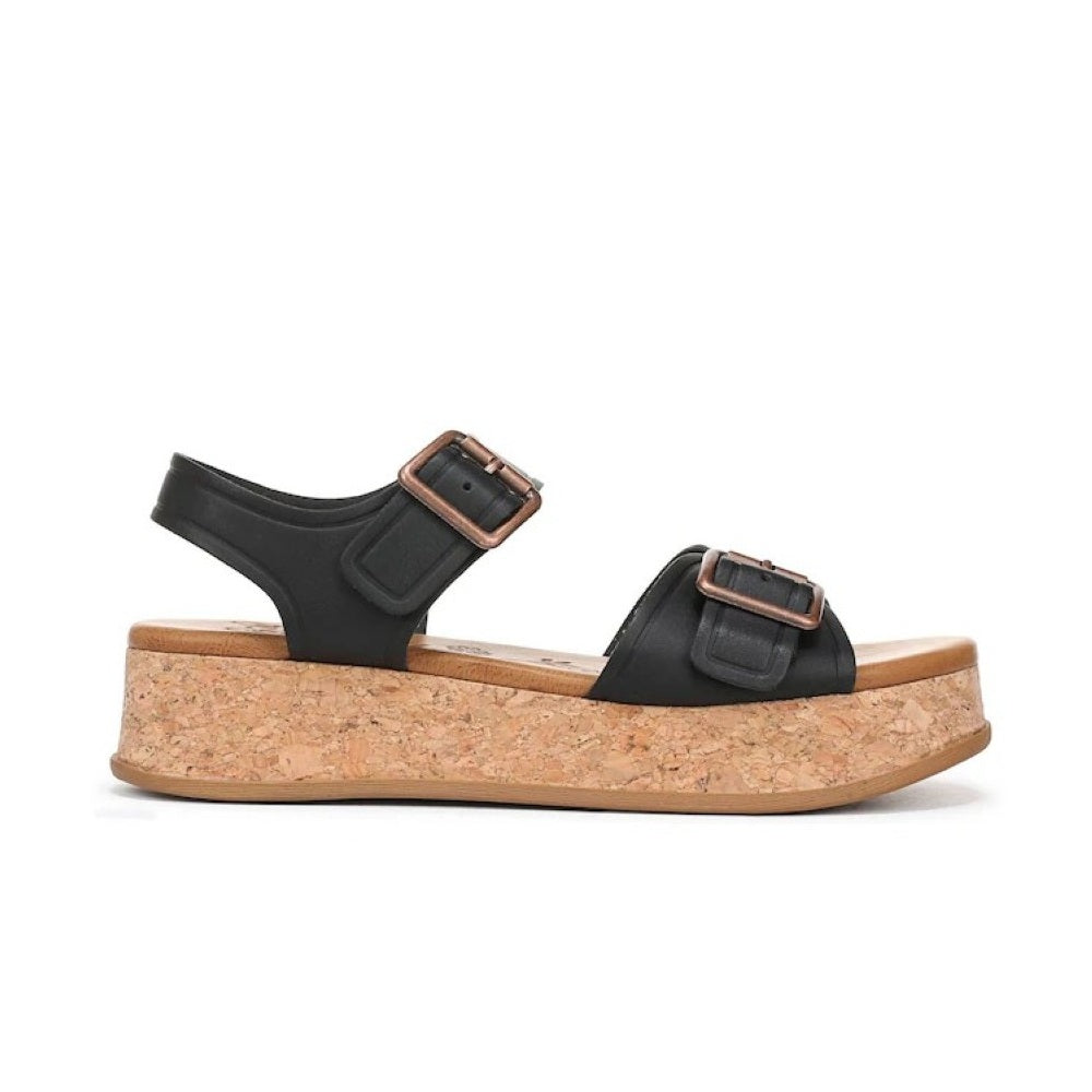 Blowfish Malibu Magical Women's Buckle Strap Platform Vegan Sandal Black