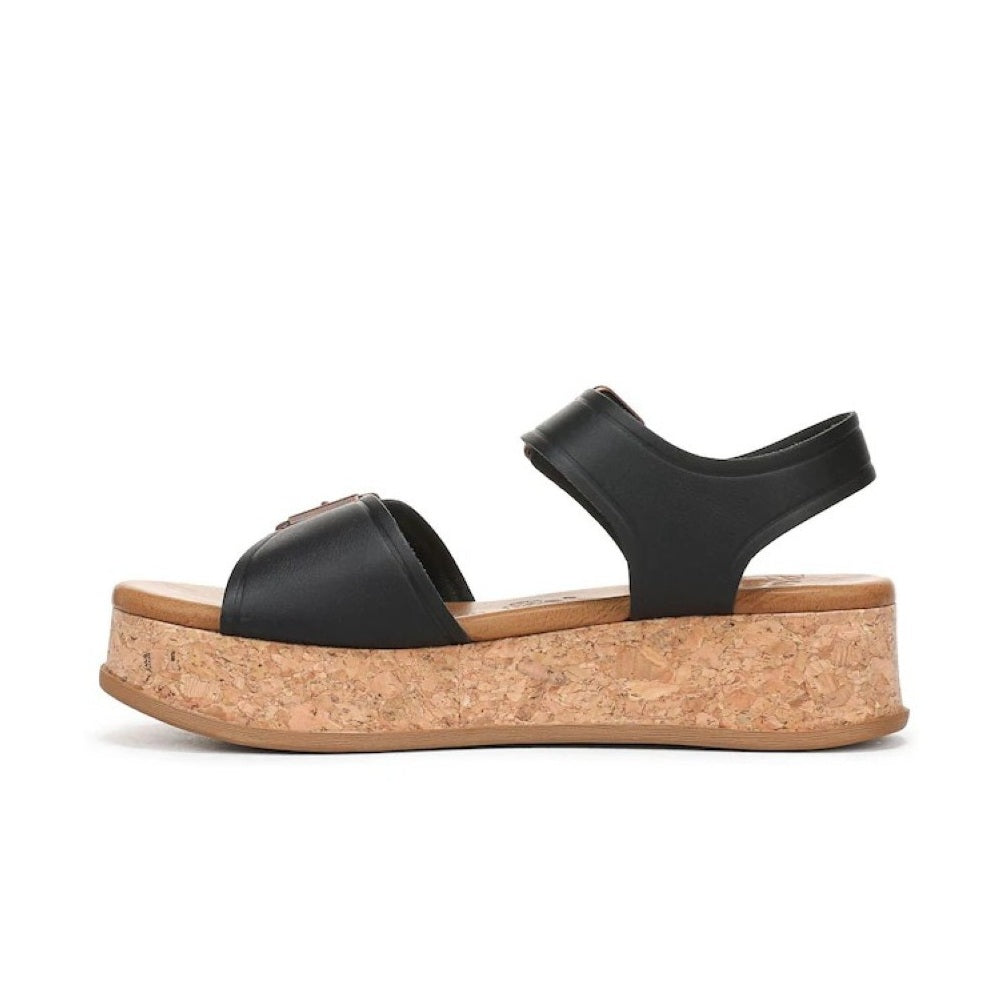 Blowfish Malibu Magical Women's Buckle Strap Platform Vegan Sandal Black