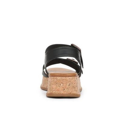 Blowfish Malibu Magical Women's Buckle Strap Platform Vegan Sandal Black
