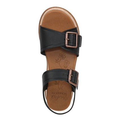 Blowfish Malibu Magical Women's Buckle Strap Platform Vegan Sandal Black