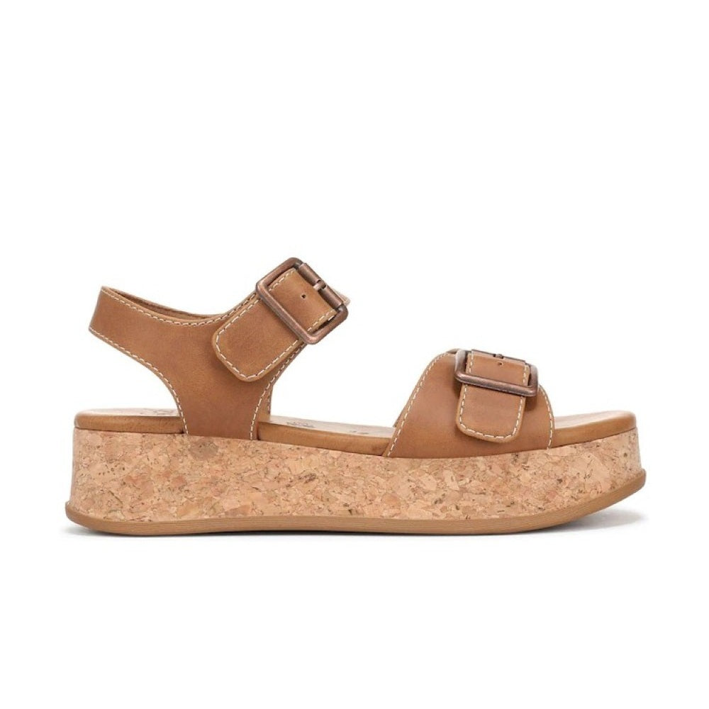 Blowfish Malibu Magical Women's Buckle Strap Platform Vegan Sandal Scotch Brown
