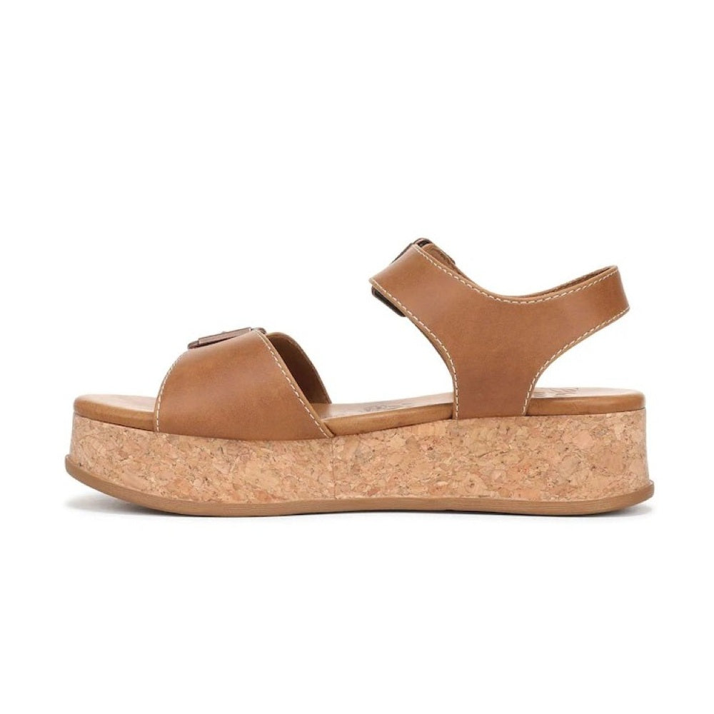 Blowfish Malibu Magical Women's Buckle Strap Platform Vegan Sandal Scotch Brown