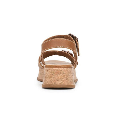 Blowfish Malibu Magical Women's Buckle Strap Platform Vegan Sandal Scotch Brown