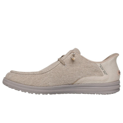 Skechers Melson Coronado Men's Slip-In Machine Washable Relaxed Fit Wally Shoe Taupe