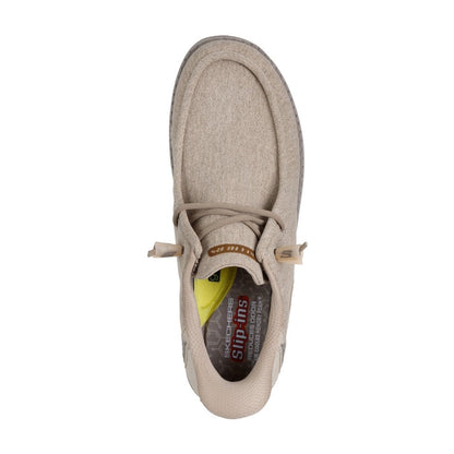 Skechers Melson Coronado Men's Slip-In Machine Washable Relaxed Fit Wally Shoe Taupe