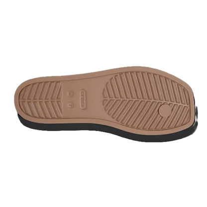 Crocs Miami Flip Women's Lightweight Toe Post Flip Flop Milk Chocolate
