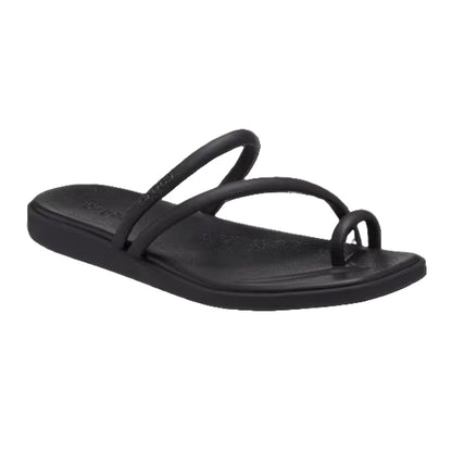 Crocs Miami Toe Loop Women's Lightweight Flip Flop Black
