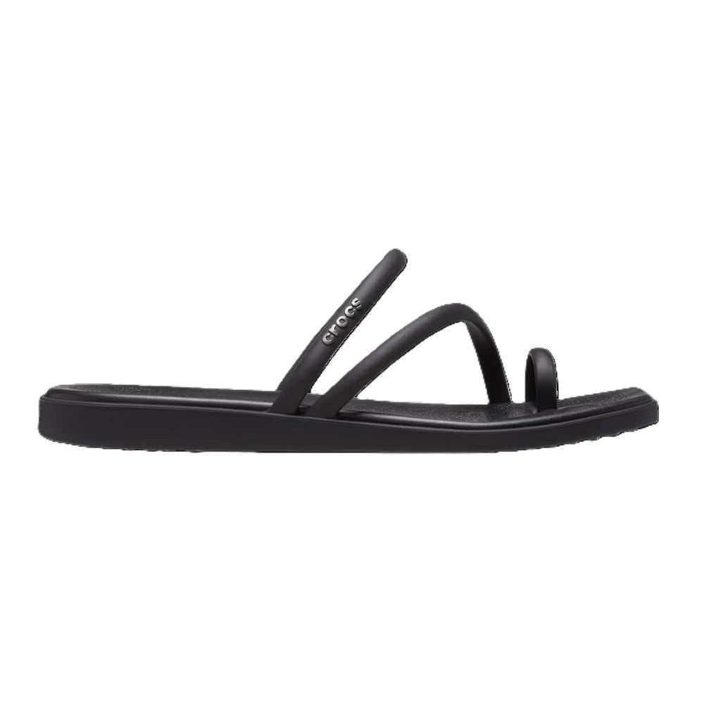 Crocs Miami Toe Loop Women's Lightweight Flip Flop Black