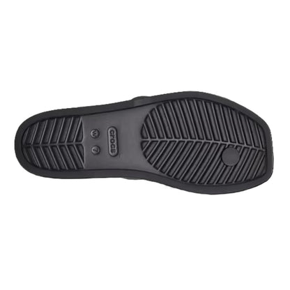 Crocs Miami Toe Loop Women's Lightweight Flip Flop Black