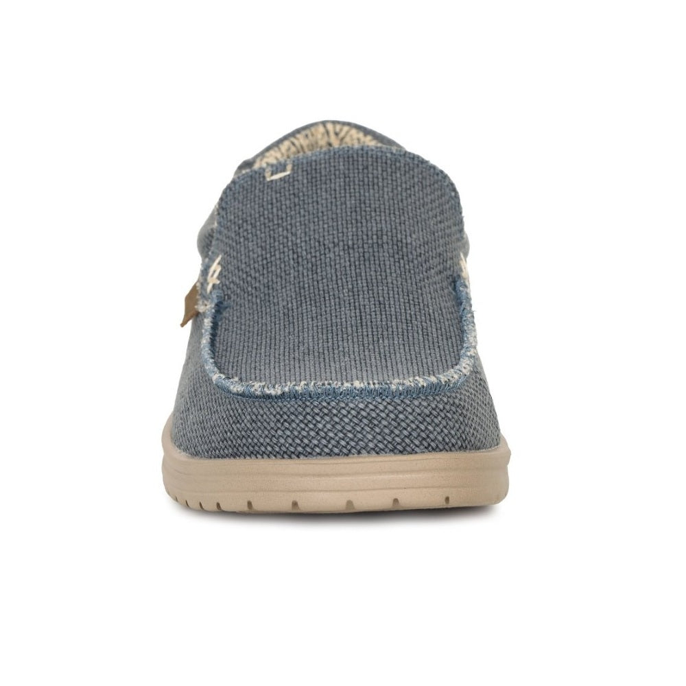 Hey Dude Mikka Braided Men's Slip On Casual Shoe Deep Blue