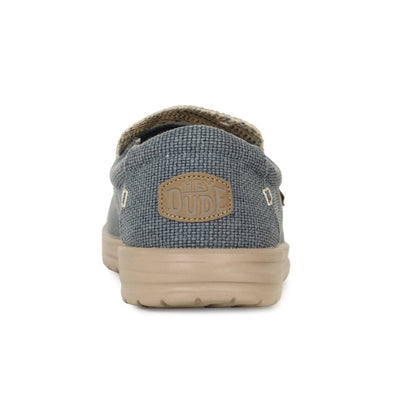 Hey Dude Mikka Braided Men's Slip On Casual Shoe Deep Blue