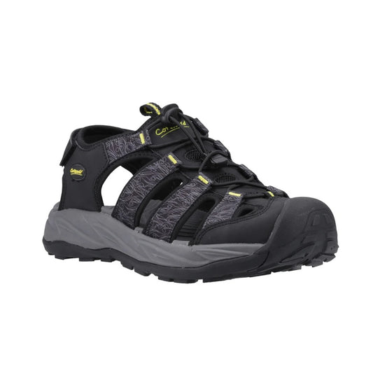Cotswold Minster Men's Toggle and Touch Trail Sandal Black