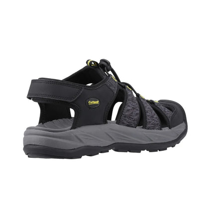 Cotswold Minster Men's Toggle and Touch Trail Sandal Black