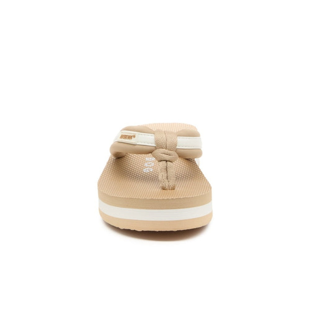 Rocket Dog Monica Nylon Women's Wedge Flip Flop Tan / Off White