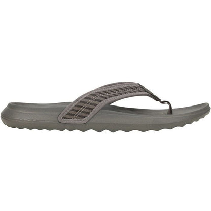 Hey Dude Myers Flip Men's Lightweight Toe Post Flip Flop Black / Granite Grey