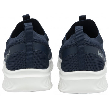 Lotus Girona Women's Bright Lightweight Slip On Casual Trainer Navy