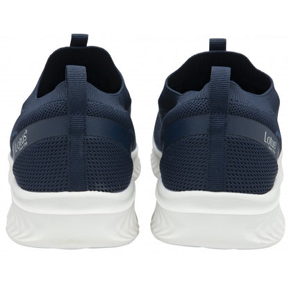 Lotus Cadiz Men's Lightweight Slip On Casual Trainer Navy