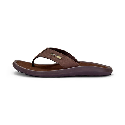 Gumbies Noosa Men's Recycled Rubber Flip Flop Brown