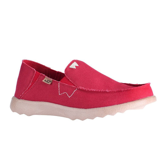 KickBack Couch 2.0 Men's Lightweight Canvas Slip On Shoe Red