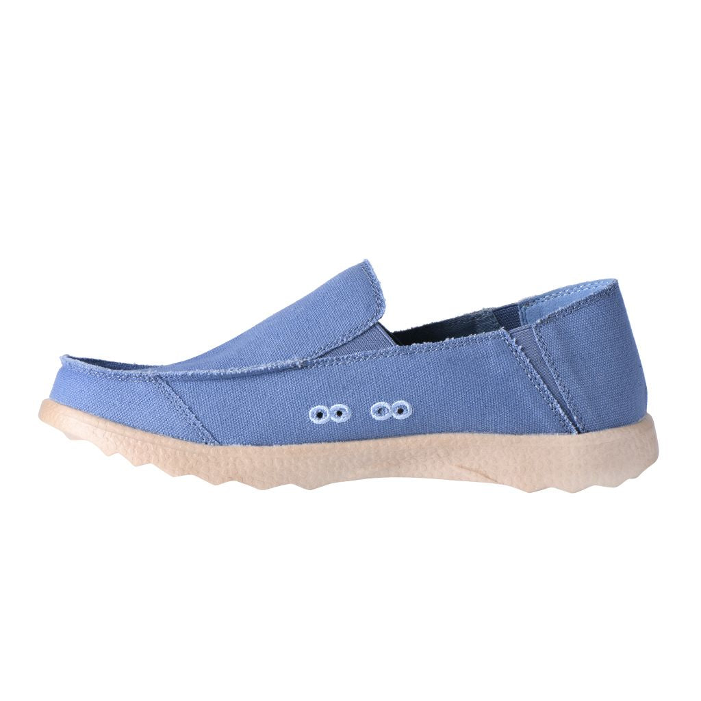 KickBack Couch 2.0 Men's Lightweight Canvas Slip On Shoe Mid Blue