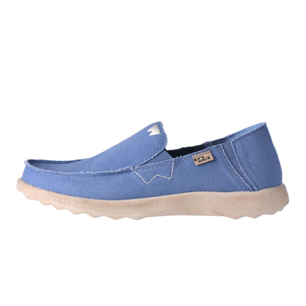 KickBack Couch 2.0 Men's Lightweight Canvas Slip On Shoe Mid Blue