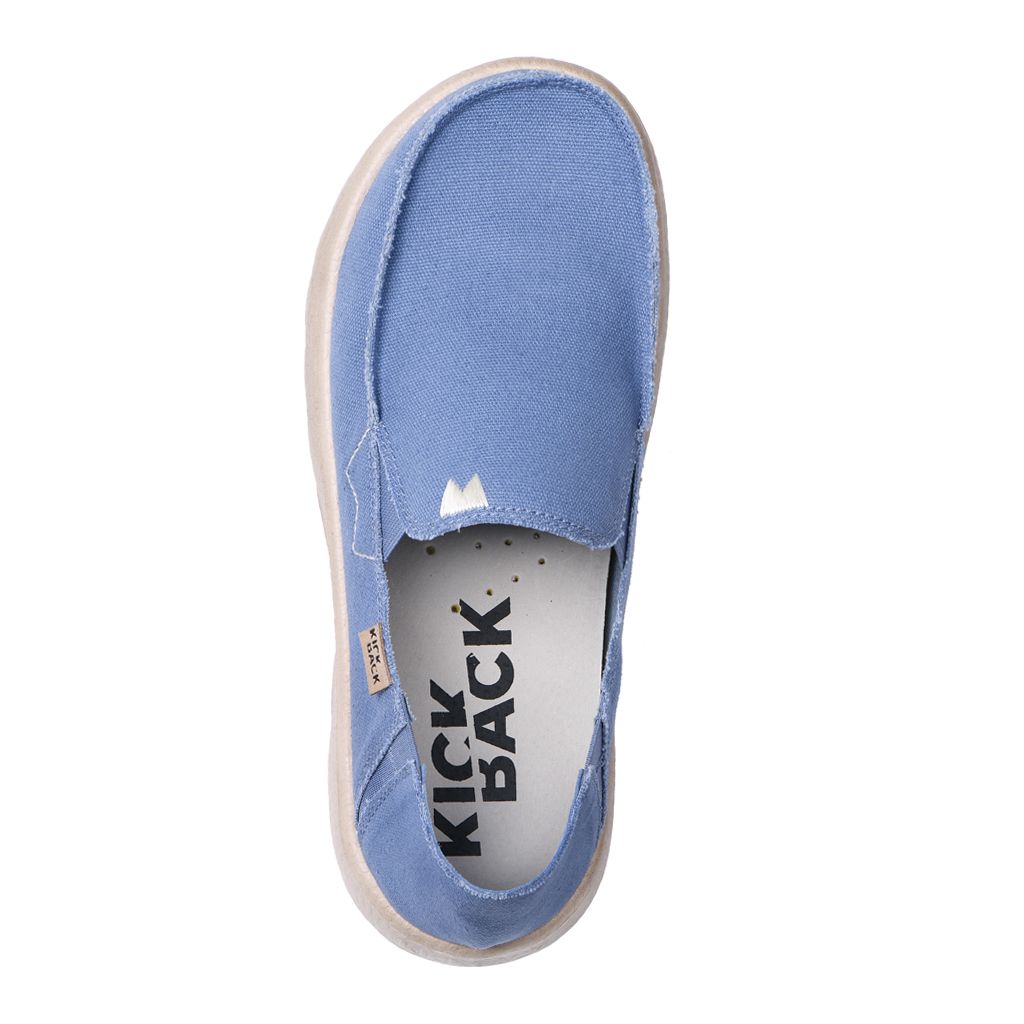 KickBack Couch 2.0 Men's Lightweight Canvas Slip On Shoe Mid Blue