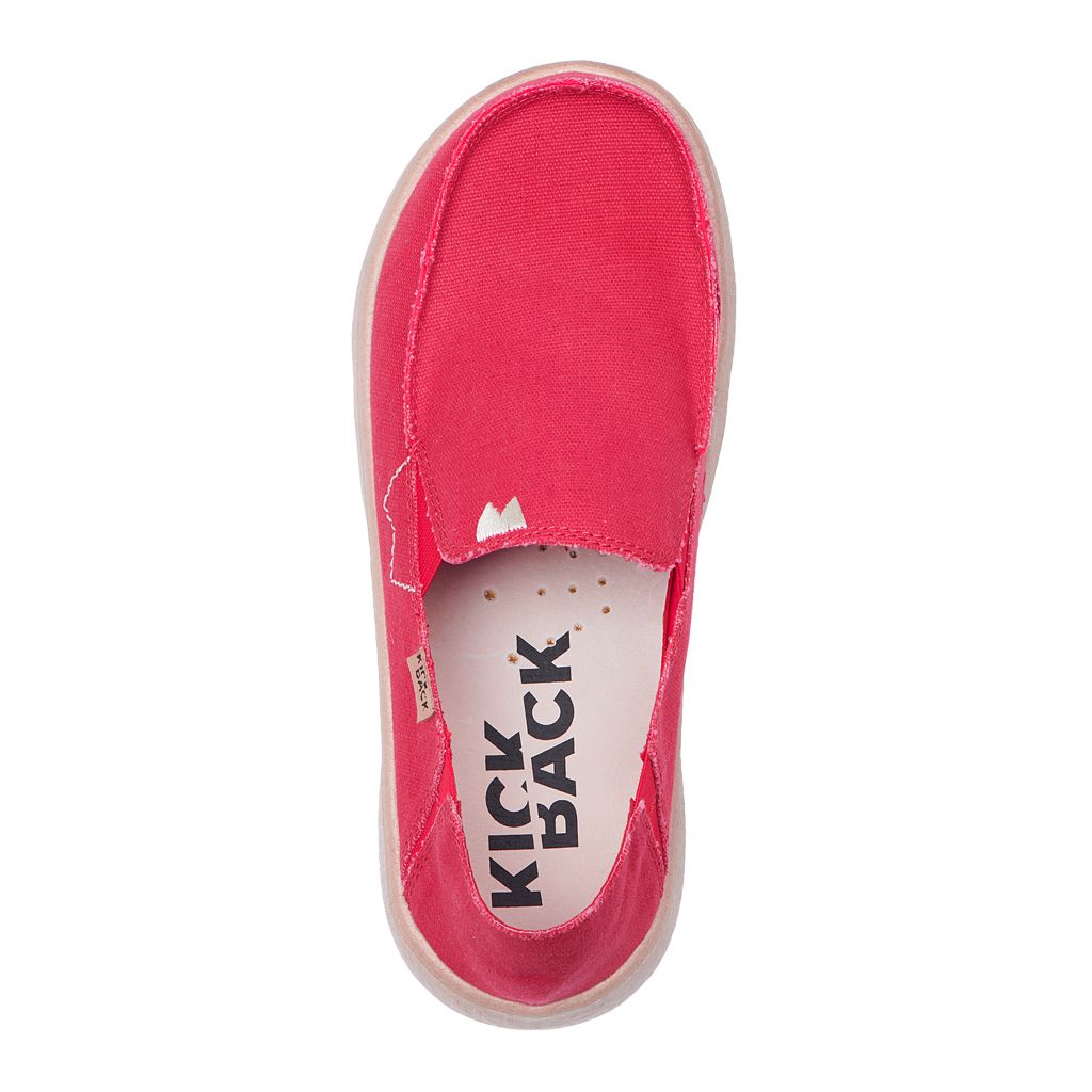 KickBack Couch 2.0 Men's Lightweight Canvas Slip On Shoe Red