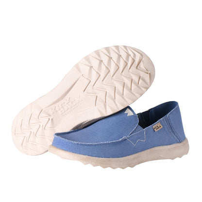 KickBack Couch 2.0 Men's Lightweight Canvas Slip On Shoe Mid Blue