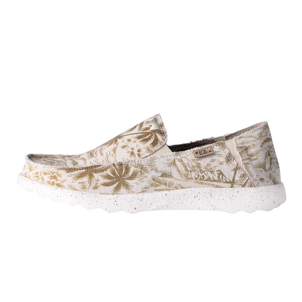 KickBack Couch 2.0 Men's Lightweight Canvas Slip On Shoe Brown Beach