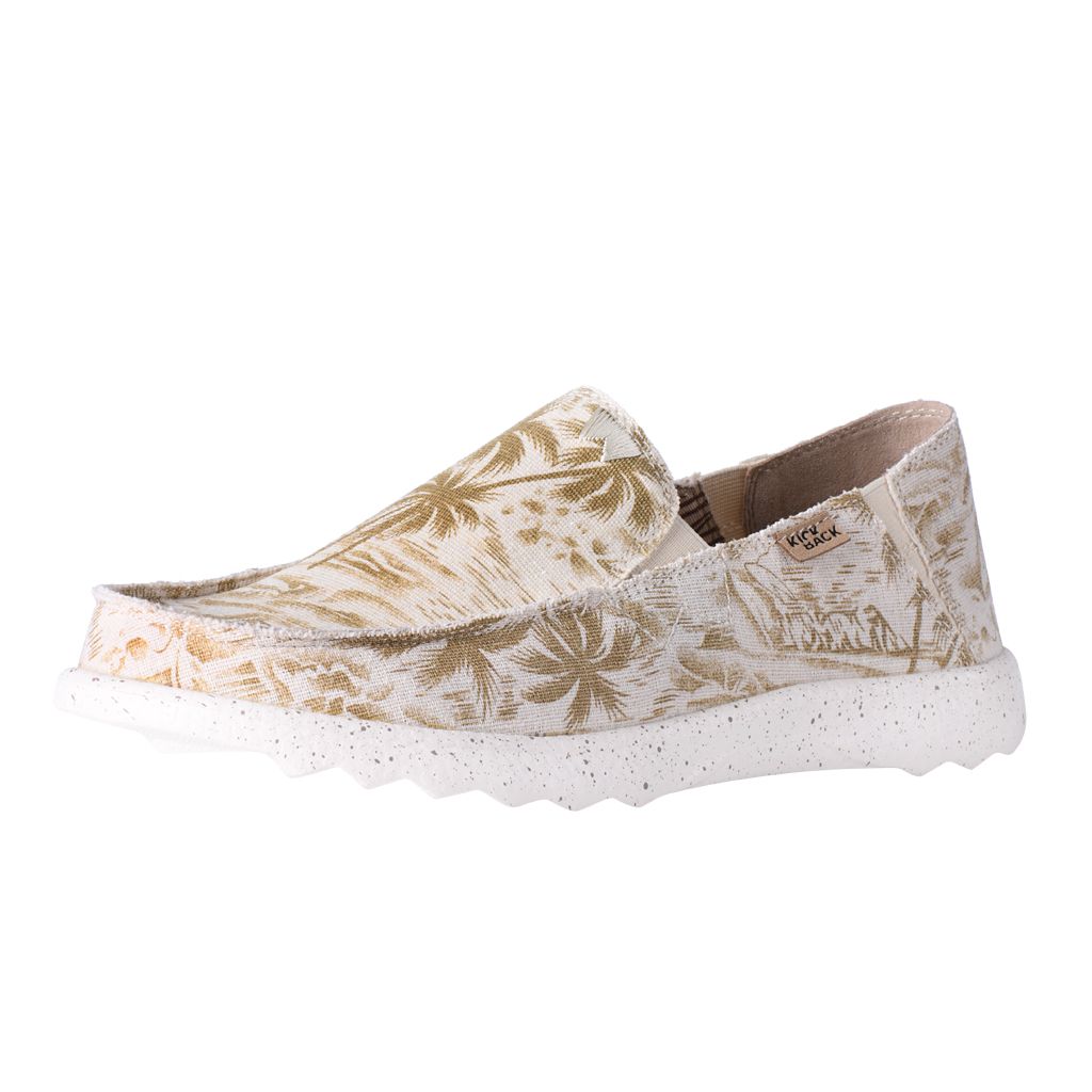 KickBack Couch 2.0 Men's Lightweight Canvas Slip On Shoe Brown Beach