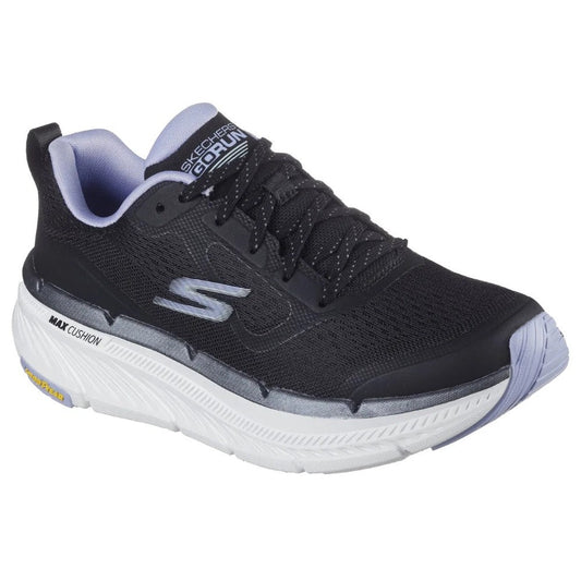 Skechers Max Cushioning Premier 2.0 Hillsborough Women's Lightweight Lace Up Trainer Black/Lavender