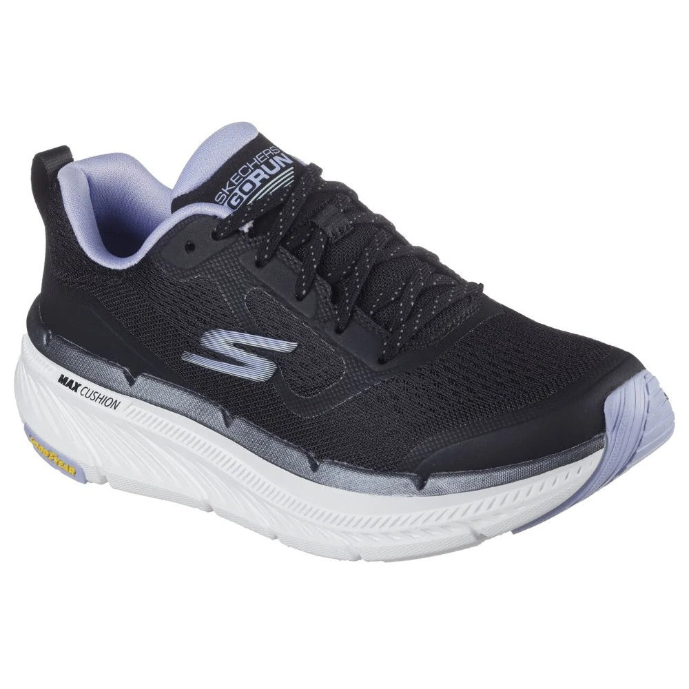 Skechers Max Cushioning Premier 2.0 Hillsborough Women's Lightweight Lace Up Trainer Black/Lavender