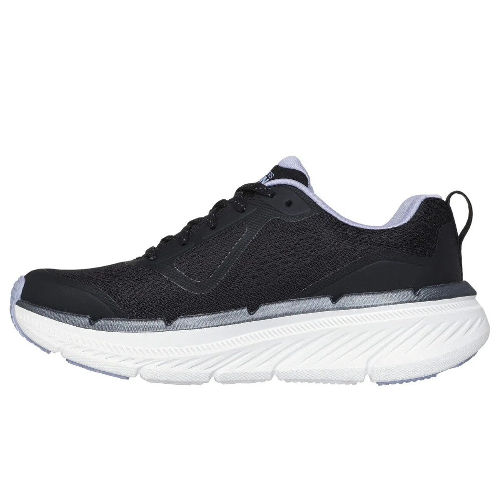 Skechers Max Cushioning Premier 2.0 Hillsborough Women's Lightweight Lace Up Trainer Black/Lavender
