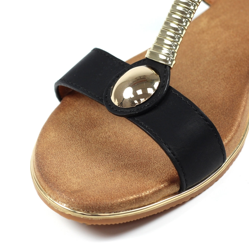 Lunar Renoir Women's T-Bar Sandal Black