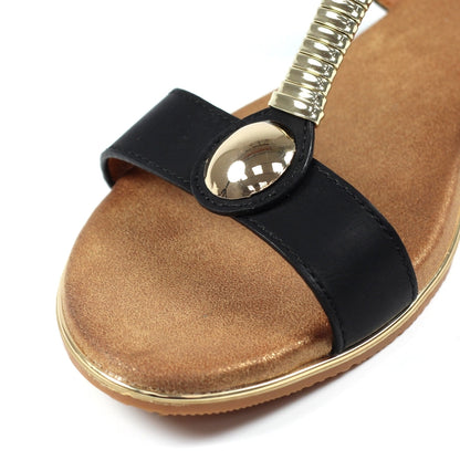 Lunar Renoir Women's T-Bar Sandal Black