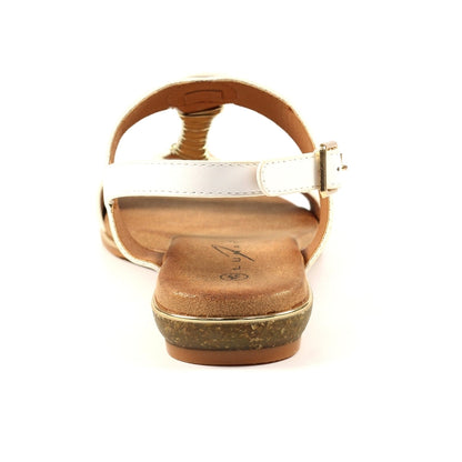 Lunar Renoir Women's T-Bar Sandal White