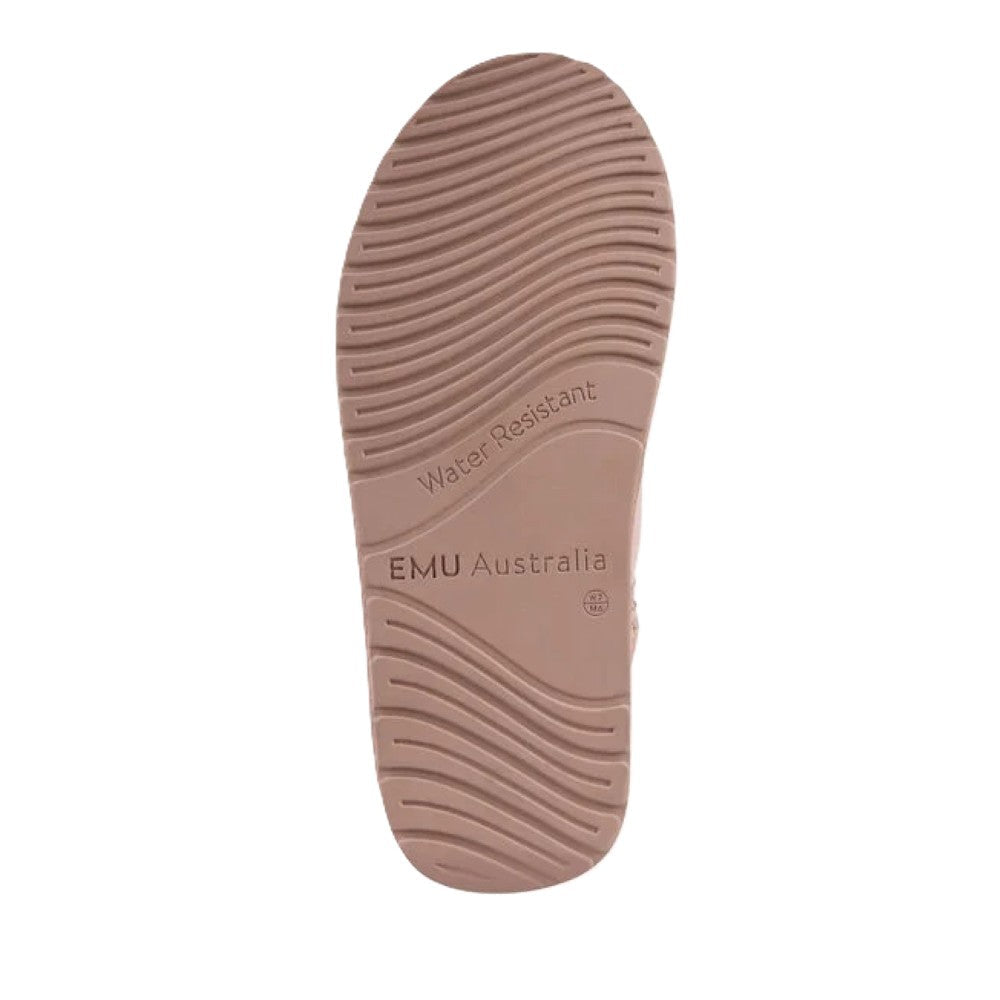 Emu Rigel Shine Women's Sheepskin Pull On Cosy Ankle Boot Cameo Rose