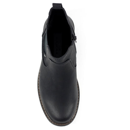 Lunar Roxie II Women's Zip Up Chelsea Ankle Boot Black