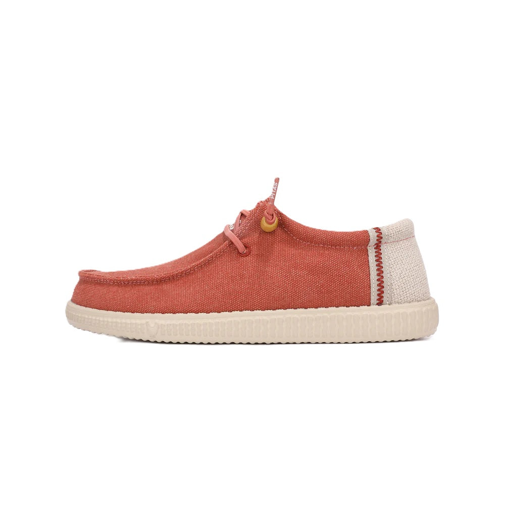 Walk In Pitas Ryan Men's Lightweight Wally Slip On Canvas Shoe Rojo