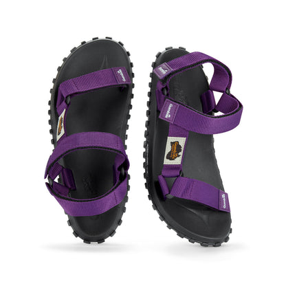 Gumbies Scrambler Women's Recycled Rubber Adjustable Walking Sandal Purple