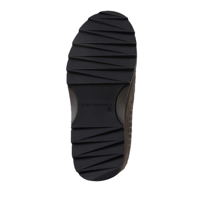 Emu Sharky Adventure Scuff Women's Sheepskin Slip On Cosy Clog Shoe Dark Olive