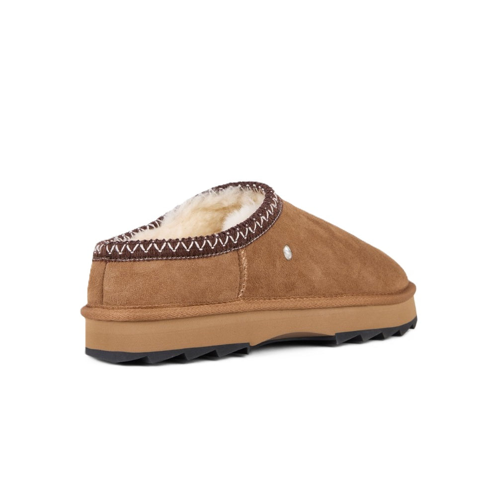 Emu Sharky Scuff Women's Sheepskin Slip On Cosy Clog Shoe Chestnut